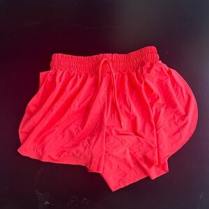 Vibrant Red Women's Shorts